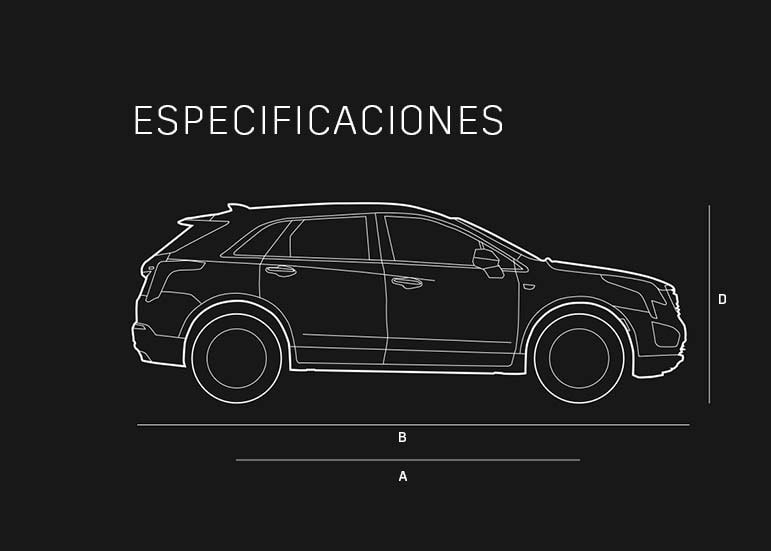 Especificaciones de Cadillac XT5 2021 crossover de lujo